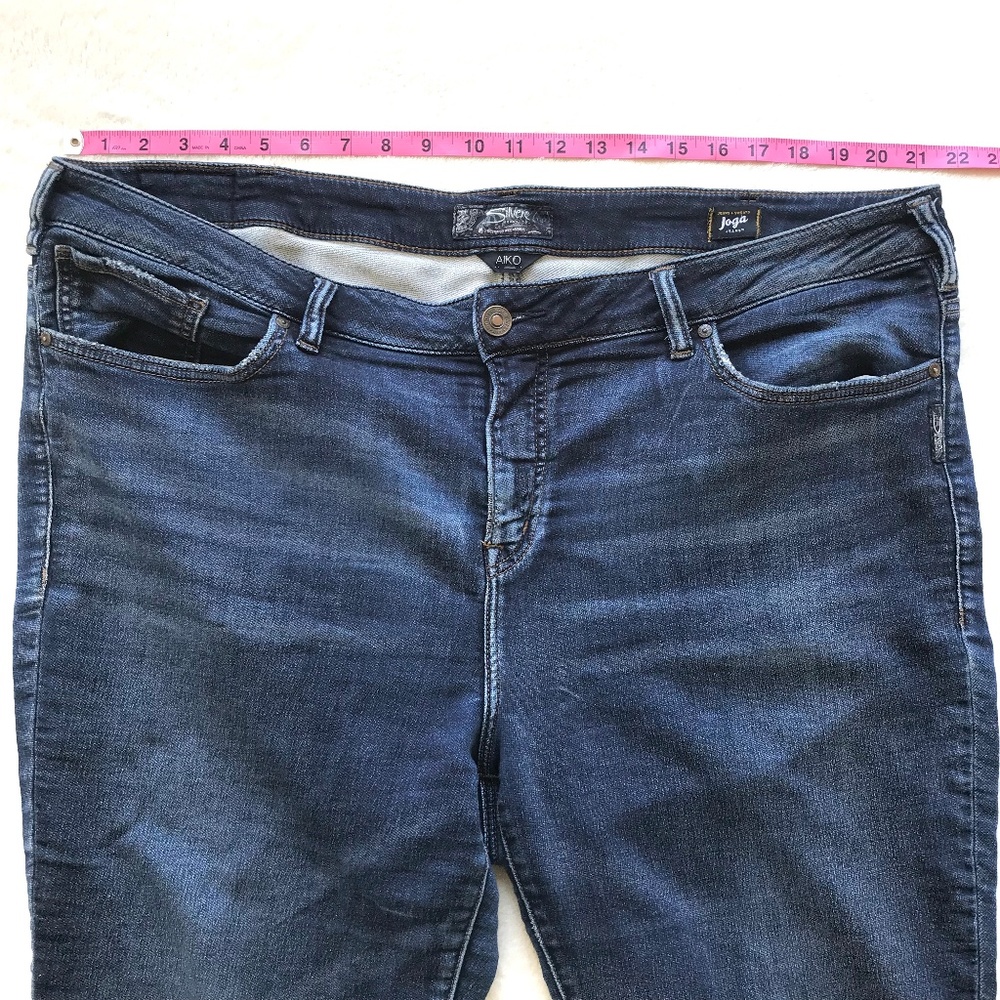 Silver Aiko High Skinny Sretch Jeans Size 22 - Picture 2 of 5